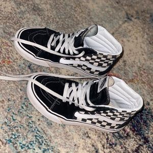 Platform vans size 7